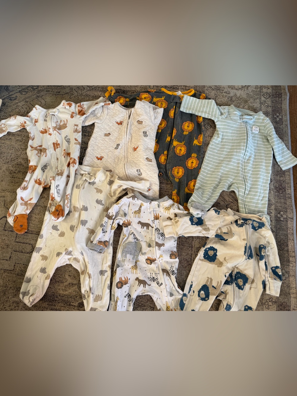Bundle of Footed Pajamas for Babies